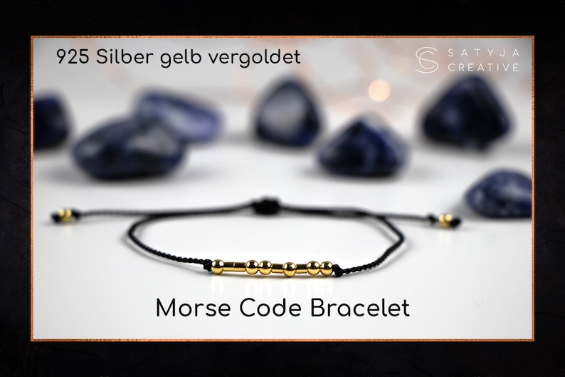 Morsecode Armband Zierliches Armband in 925 Silber, vergoldet oder rosé vergoldet Geschenk Jahrestag Hochzeitstag Bild 3