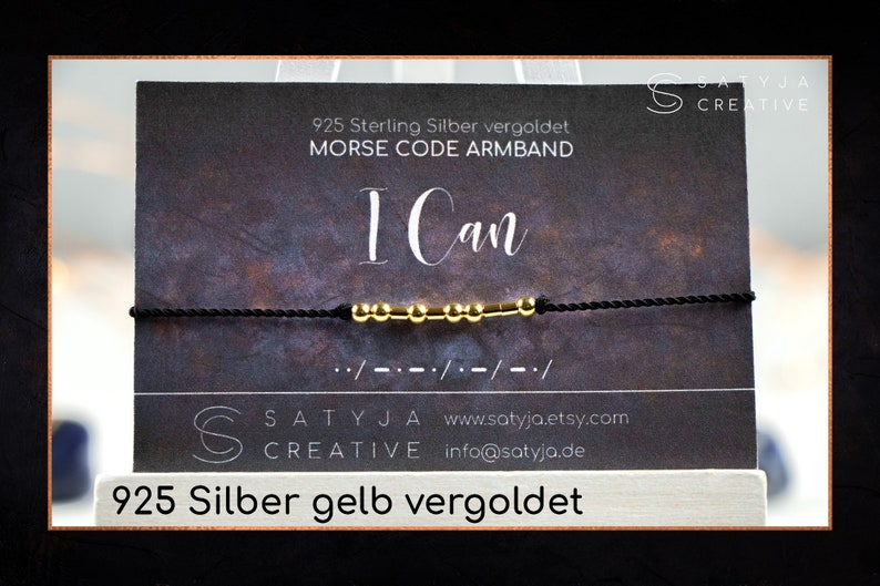 Morsecode Armband Zierliches Armband in 925 Silber, vergoldet oder rosé vergoldet Geschenk Jahrestag Hochzeitstag Bild 4