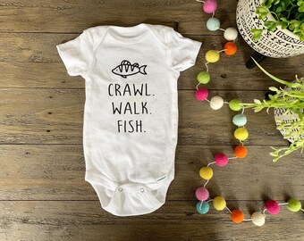 fish onesie baby
