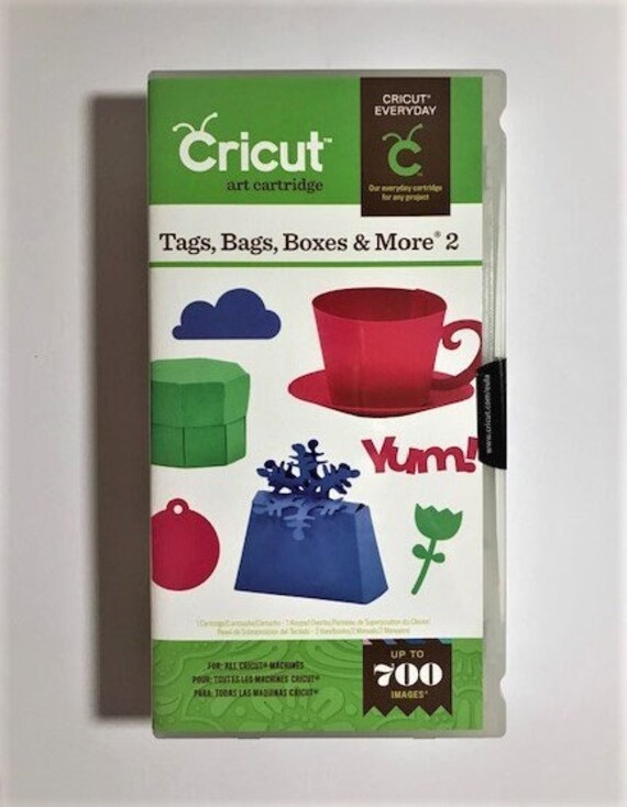 Cricut Tags Bags Boxes & More 2 Cartridge Etsy
