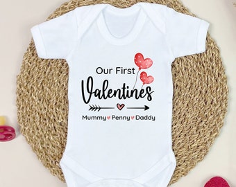 Details about   Personalised Cupid Mummy/Daddy is My valentine Baby Vest Bodysuit 