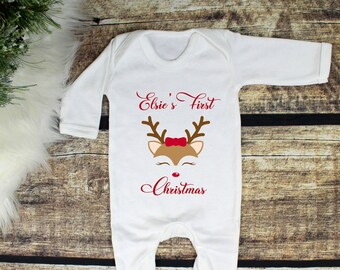 personalized baby sleepsuits