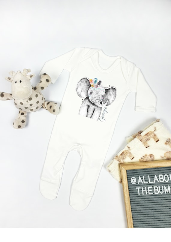 elephant sleepsuit