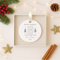 Our First Christmas in Our New Home Ornament | Personalised Acrylic Bauble 2025 | Custom Housewarming Gift | New Home Xmas Keepsake