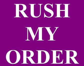 RUSH MY ORDER +  Royal Mail Tracked 24 Express (1 Day Delivery) - Order Upgrade U.K. Only Parcel