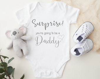 Surprise You Are Going To Be A Daddy Pregnancy Reveal Baby Announcement Vest (New Baby Dad Gift | Dad To Be | You're going to be a daddy)