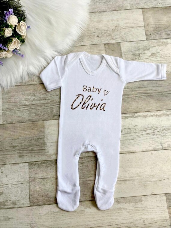 Newborn Vest Baby Girl Hat and Blanket Set New Baby Gift Personalised Little Baby Set White Bodysuit Sleepsuit Baby Shower Gift,