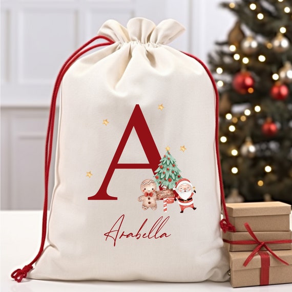 Initial santa sack hotsell