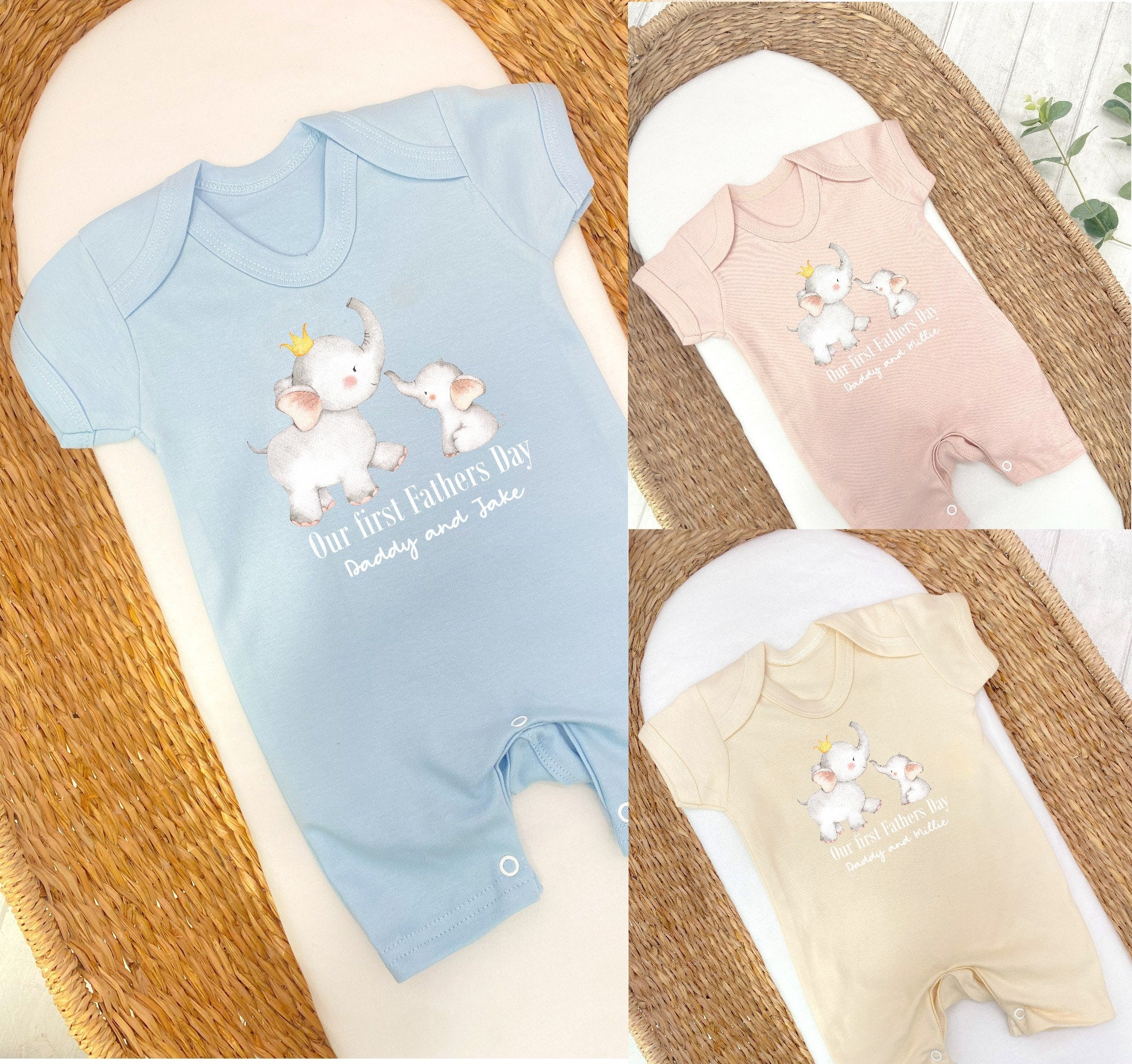 Father's day romper sale