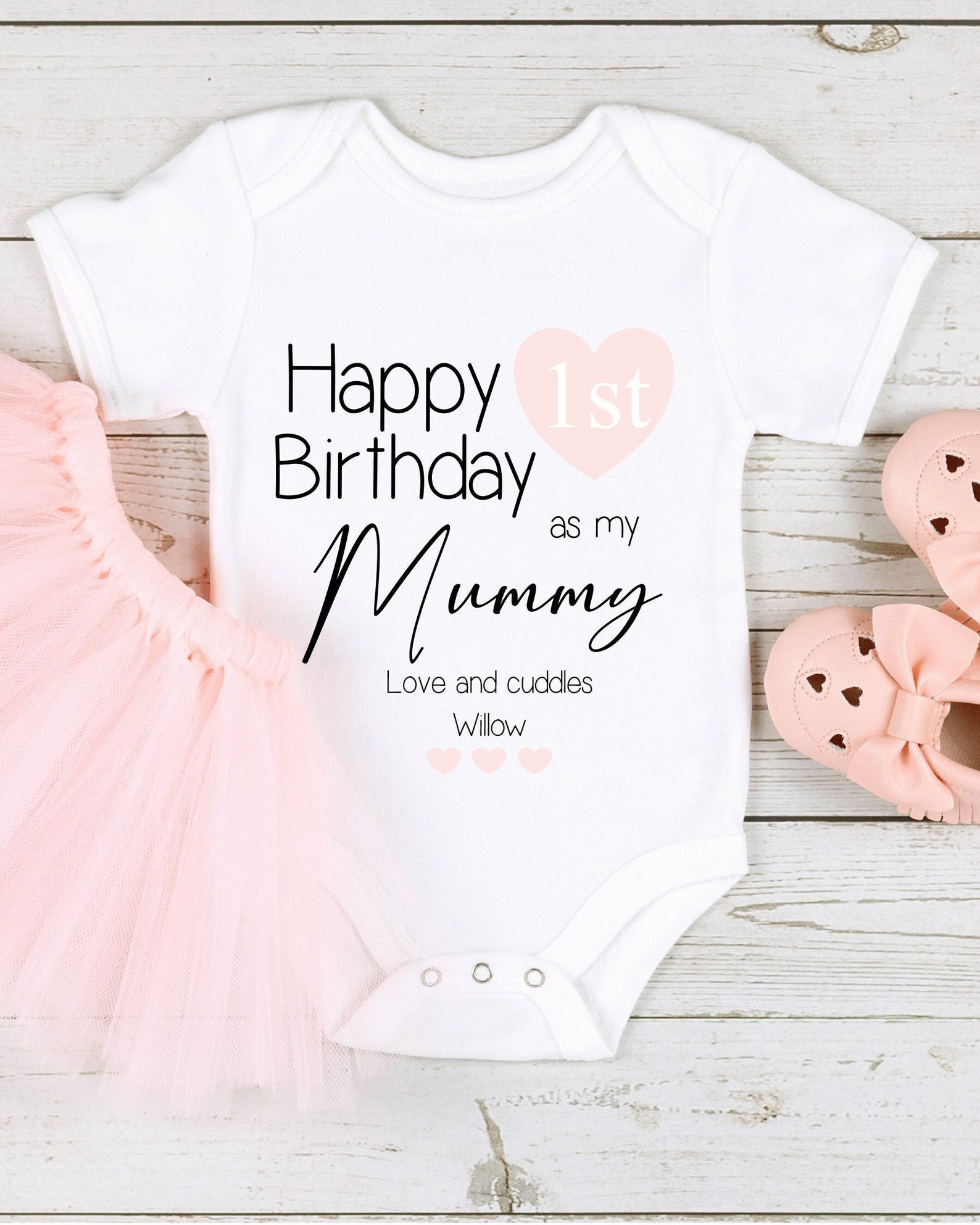 Second Ave Geburtstagskarte „First Birthday As My Mummy“ – Premium Leinenkarton 350 G/m², 210x148 Mm, Mit Umschlag