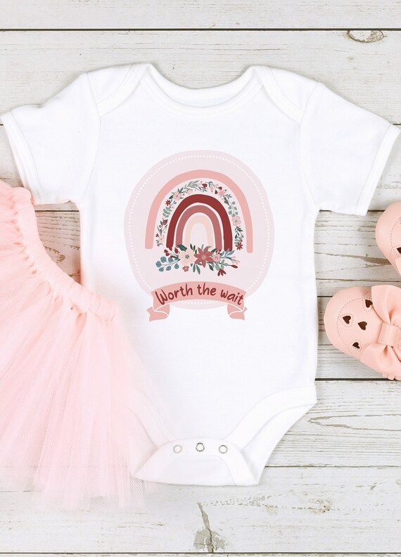 Worth the wait baby girl sale outfit