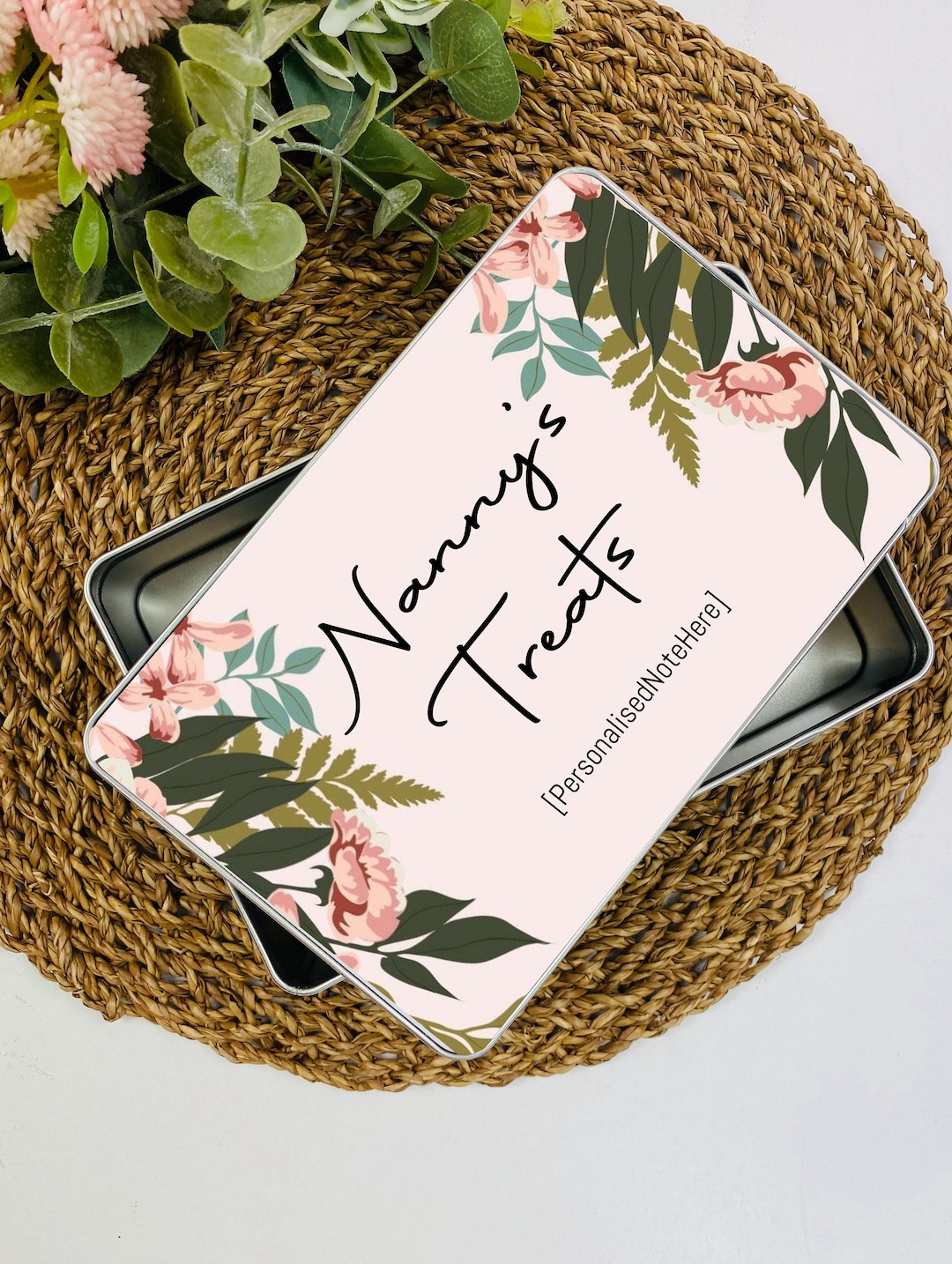 Personalised NANNY'S Treat Tin nan Gift New Nan Nan Gift Idea Nan Nanny ...