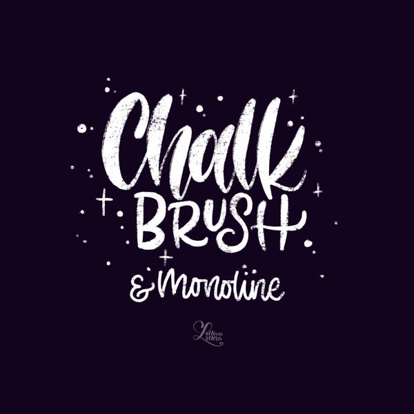 Chalk Brush Procreate Ipadlettering Kreide Digital