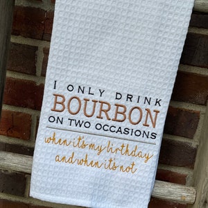 Bourbon Tea Towel