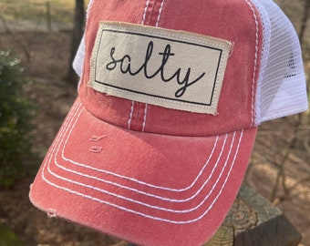 Burnt Orange Salty Baseball Cap