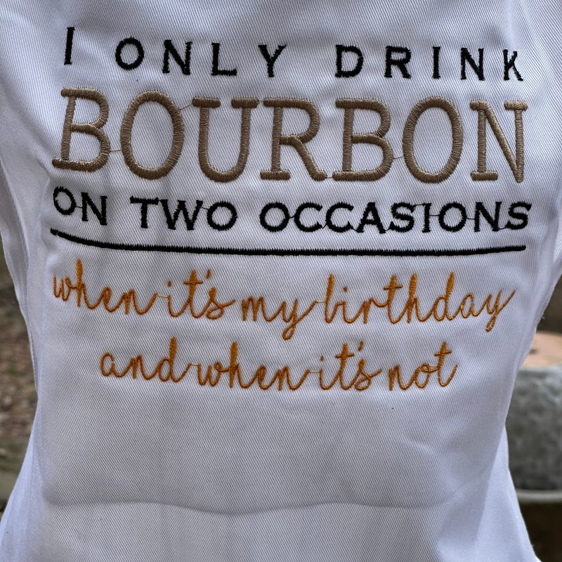 Bourbon Aprons - Etsy