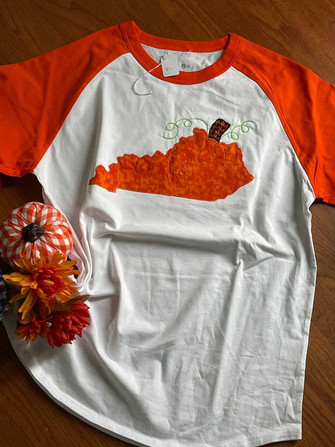 Kentucky Pumpkin Shirt Ragland Sleeve. Fall Tshirts for Women Etsy
