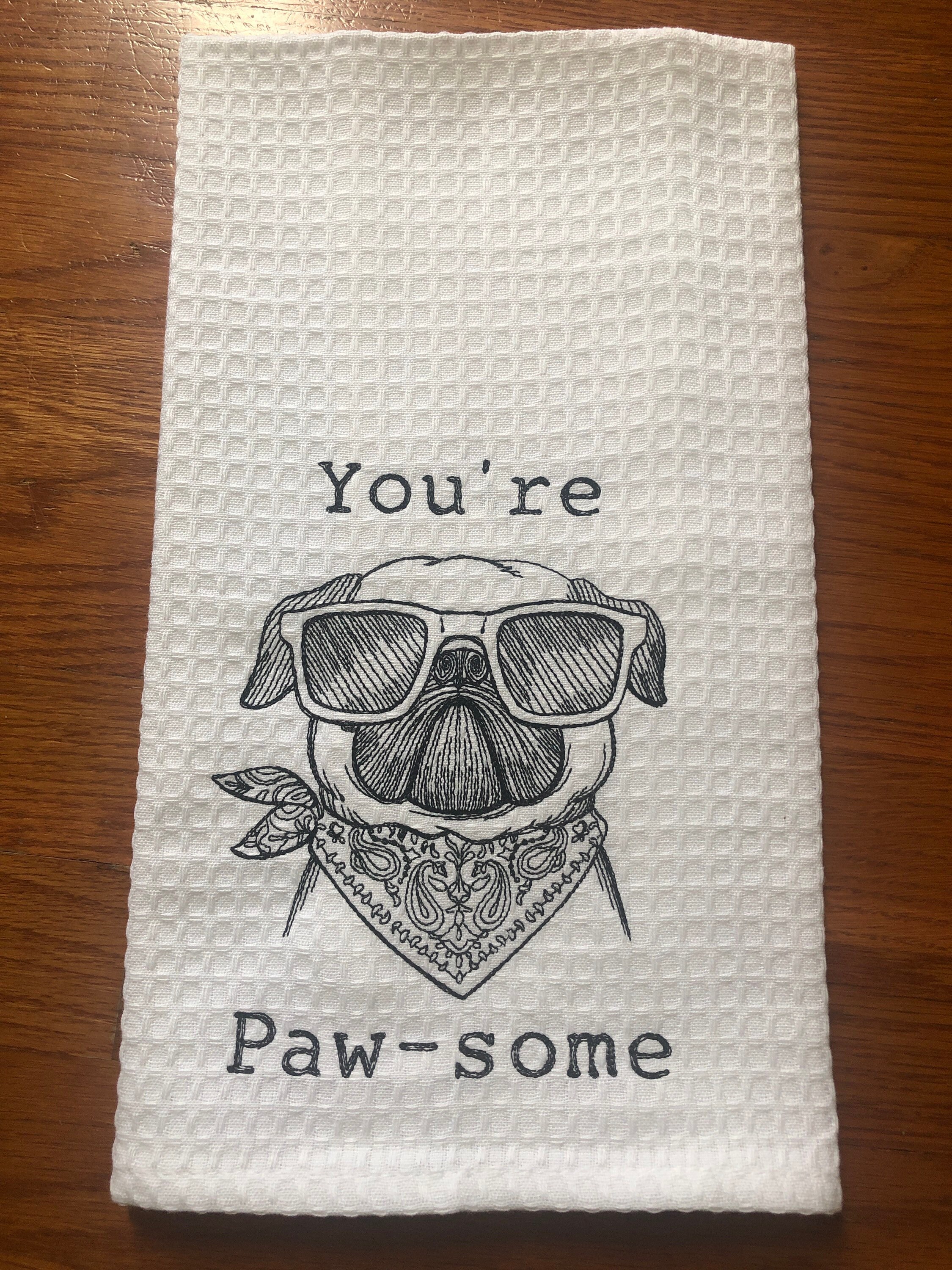 Kitchen towel for Dog Lovers Etsy