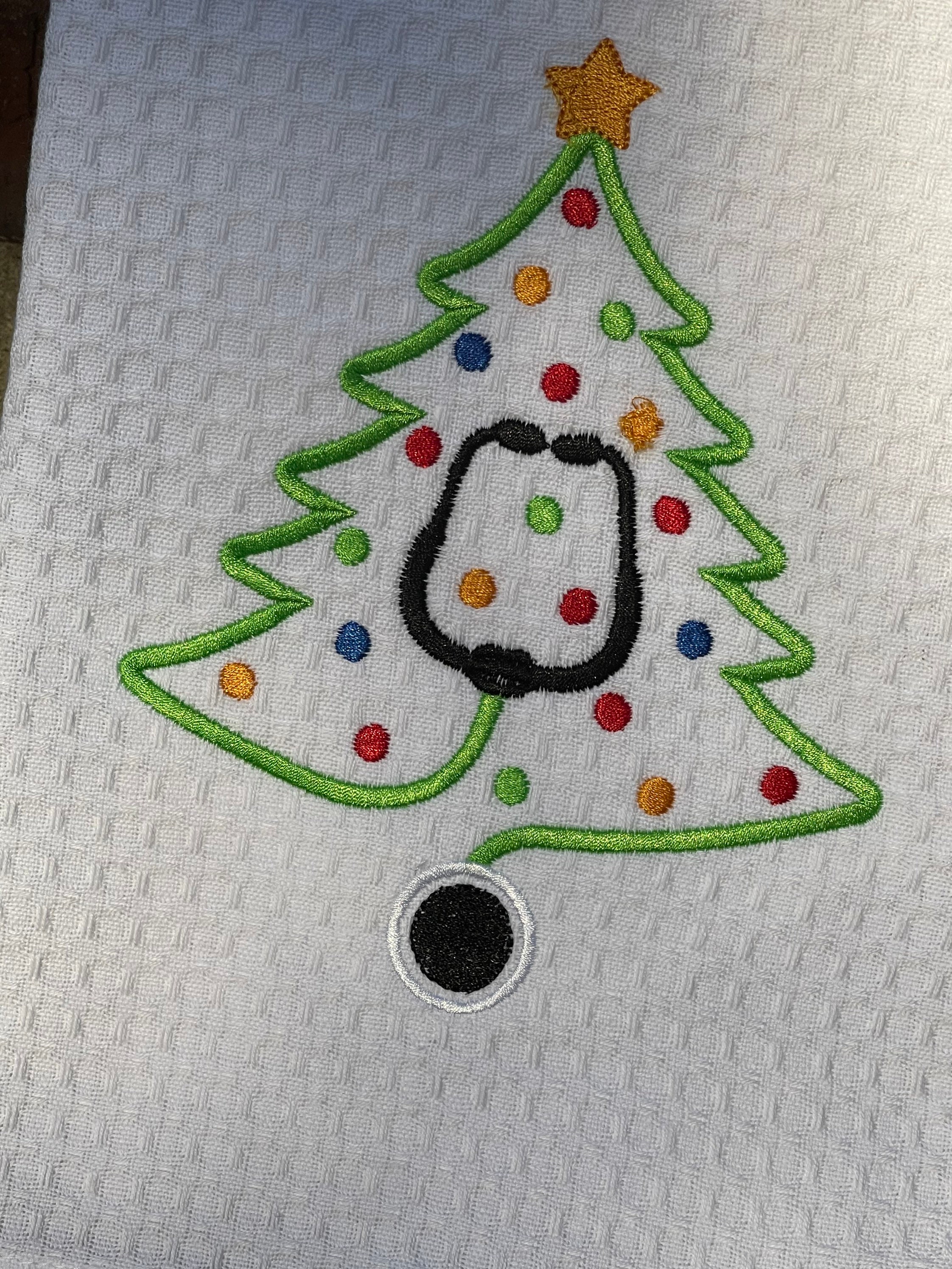 Christmas Hand Towels Black And White Plaid Christmas Tree - Temu