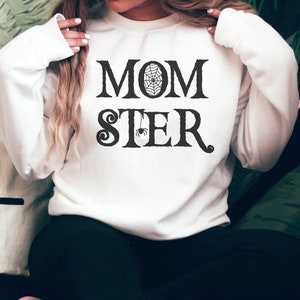 Momster Sweatshirt, Spider Sweater, Spiderweb Cobweb, Halloween Sweatshirt, Halloween Mom Shirt, Mom Sweater, Fall Sweatshirt, Mom Gift