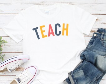 Lehrer TShirt, Lehrer Shirt, Süßes Shirt für Lehrer, Lehrer Geschenke, Grundschullehrer Shirt, Back to School T-Shirt