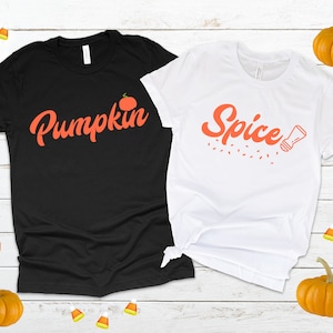 Kürbis Gewürz paar T-Shirts, Halloween-Gruppe Shirts, passende Familie Shirts, Kürbis Gewürz Männer, Herbst Shirt Frauen T Shirts, Männer Frauen Grafiken