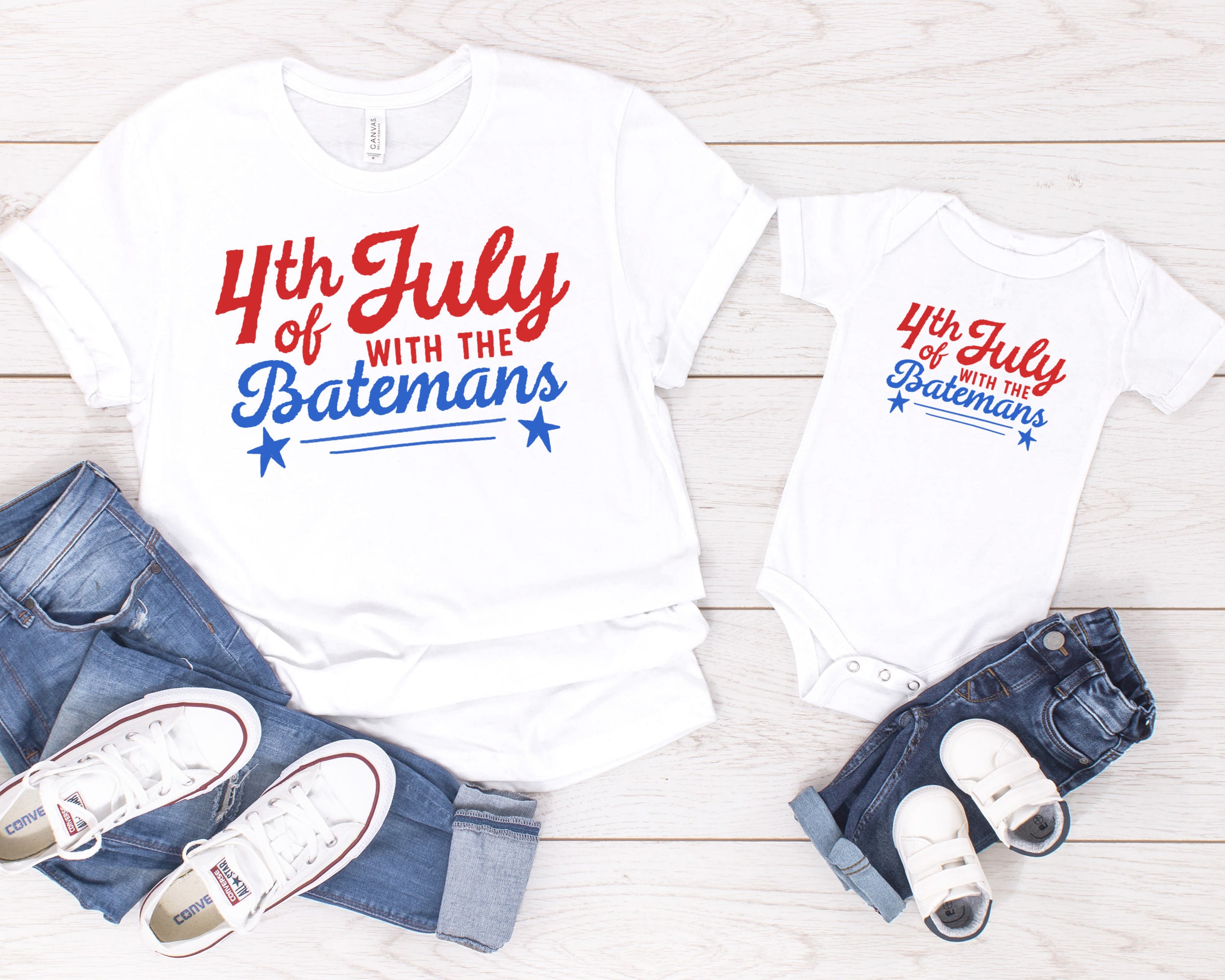 Personalized 4th of July Crew, Custom Matching Family Shirts, July 4t…
