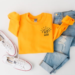 God is Good Christian Sweatshirt, Christian Womens, Christian Mens, Unisex Soft Cotton Sweatshirt, God is Good Christian Gift, Pastor Gift