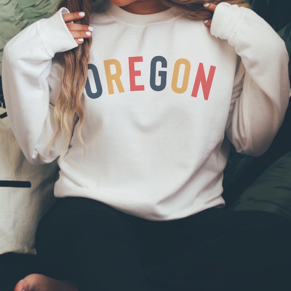 Oregon Sweatshirt, 2022 Trending Colors, Oregon Birthday Oregon Lover, Plus Sizes, Vintage Style Sweatshirt, Oregon Sweatshirt Sweater Gift