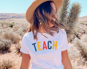 Lehrer TShirt, Lehrer Shirt, Süßes Shirt für Lehrer, Lehrer Geschenke, Grundschullehrer Shirt, Back to School T-Shirt