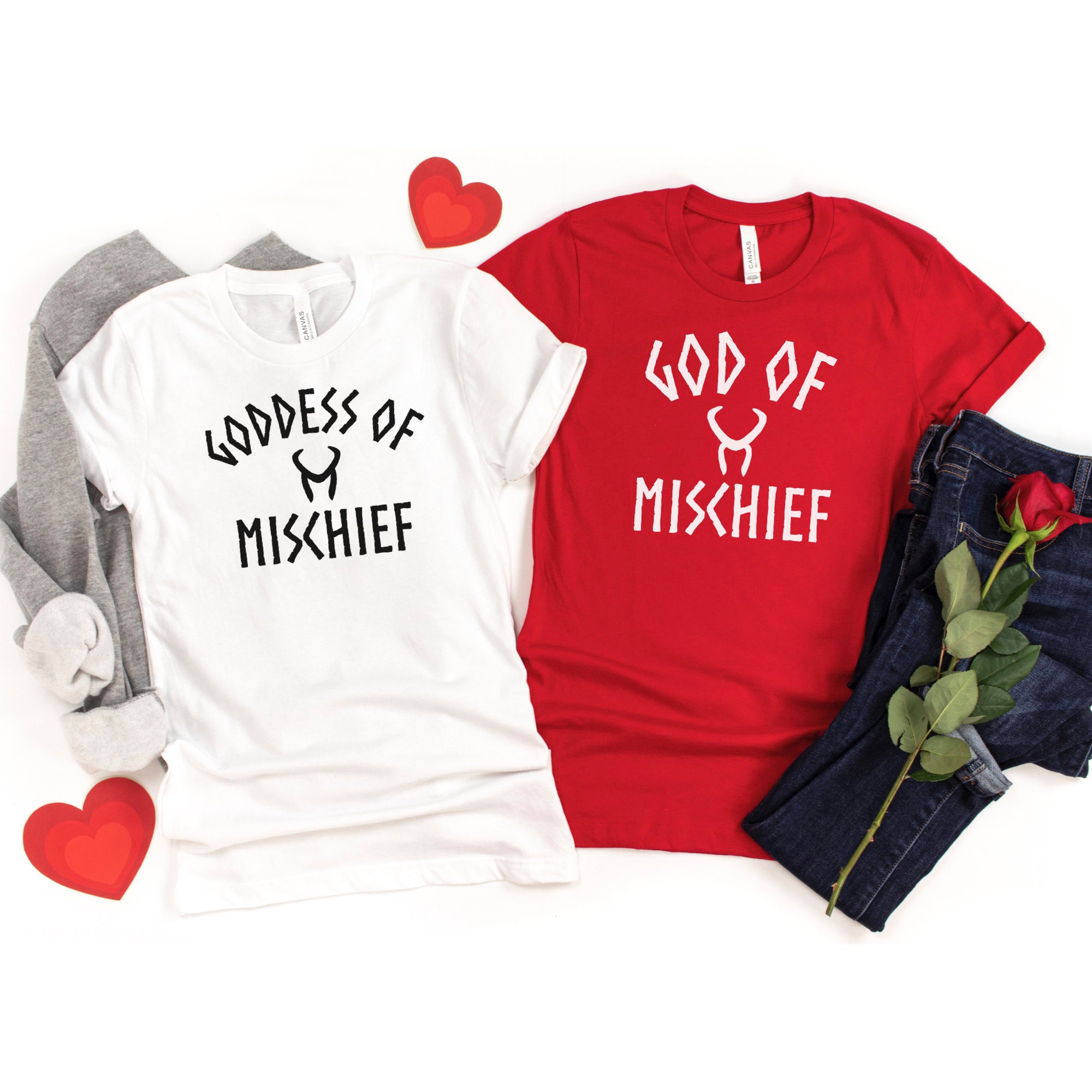 Mischief Loki Couples Shirts | Etsy 