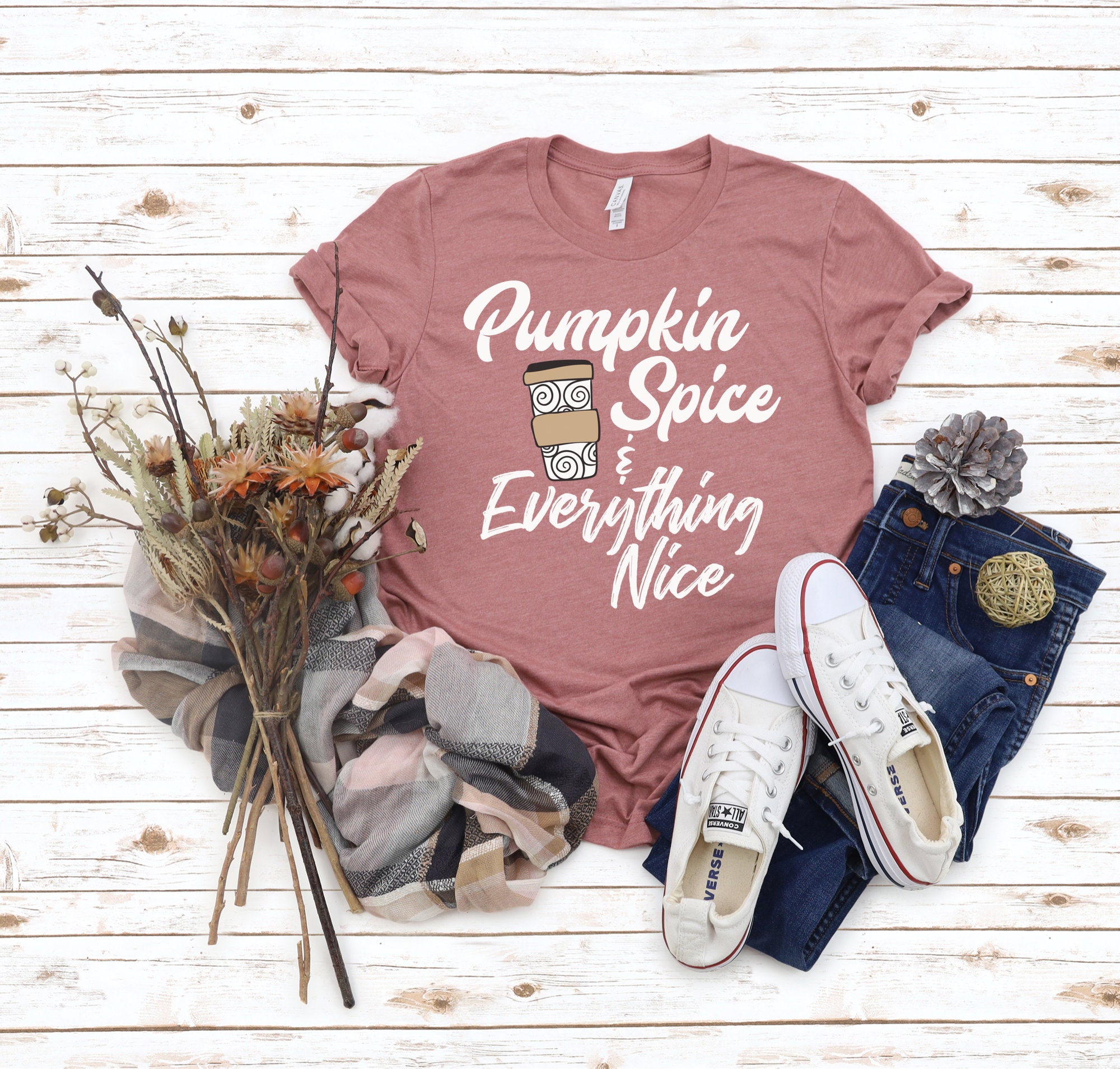 Pumpkin Spice and Everything Nice Shirt Cute Fall Shirt | Etsy