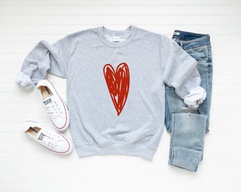 Heart Sweater - Etsy