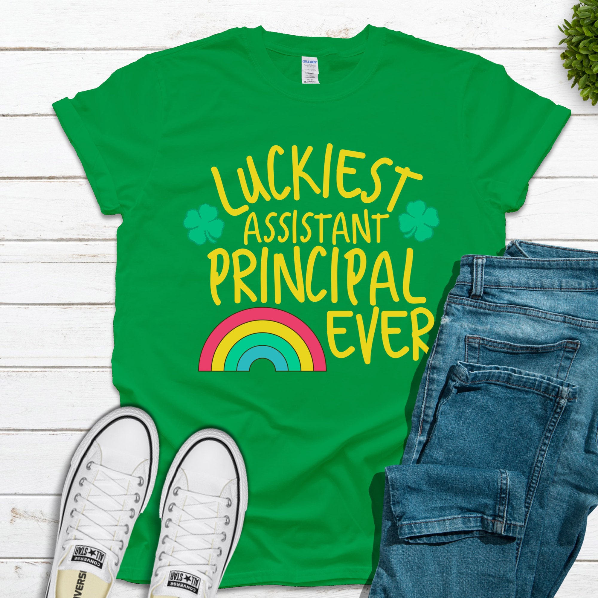 Cute Luckiest Assistant Principal Ever St Patricks Day Gift T-Shirt Cute Luckiest Assistant Principal Ever St Patricks Day Gift T-Shirt