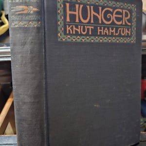 Hunger by Knut Hamsun first edition second printing 1920