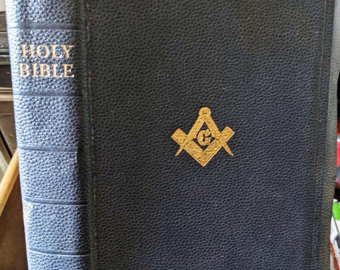 Presentation Holy Bible Masonic Edition 1951 Etsy