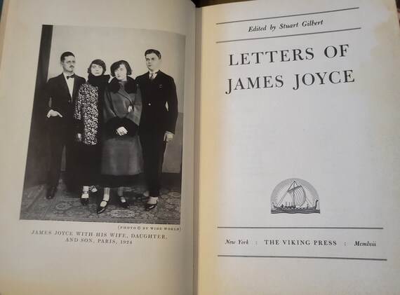Letters of James Joyce First Edition 1957 Hardcover - Etsy