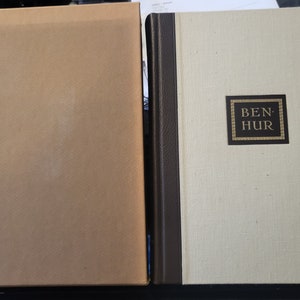 Limed Editions Club Ben-Hur by Lew Wallace signed