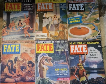 Fate magazines 1957  paranormal occult  14.99 each - you pick