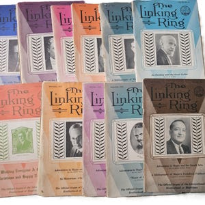The Linking Ring Magazine - Etsy