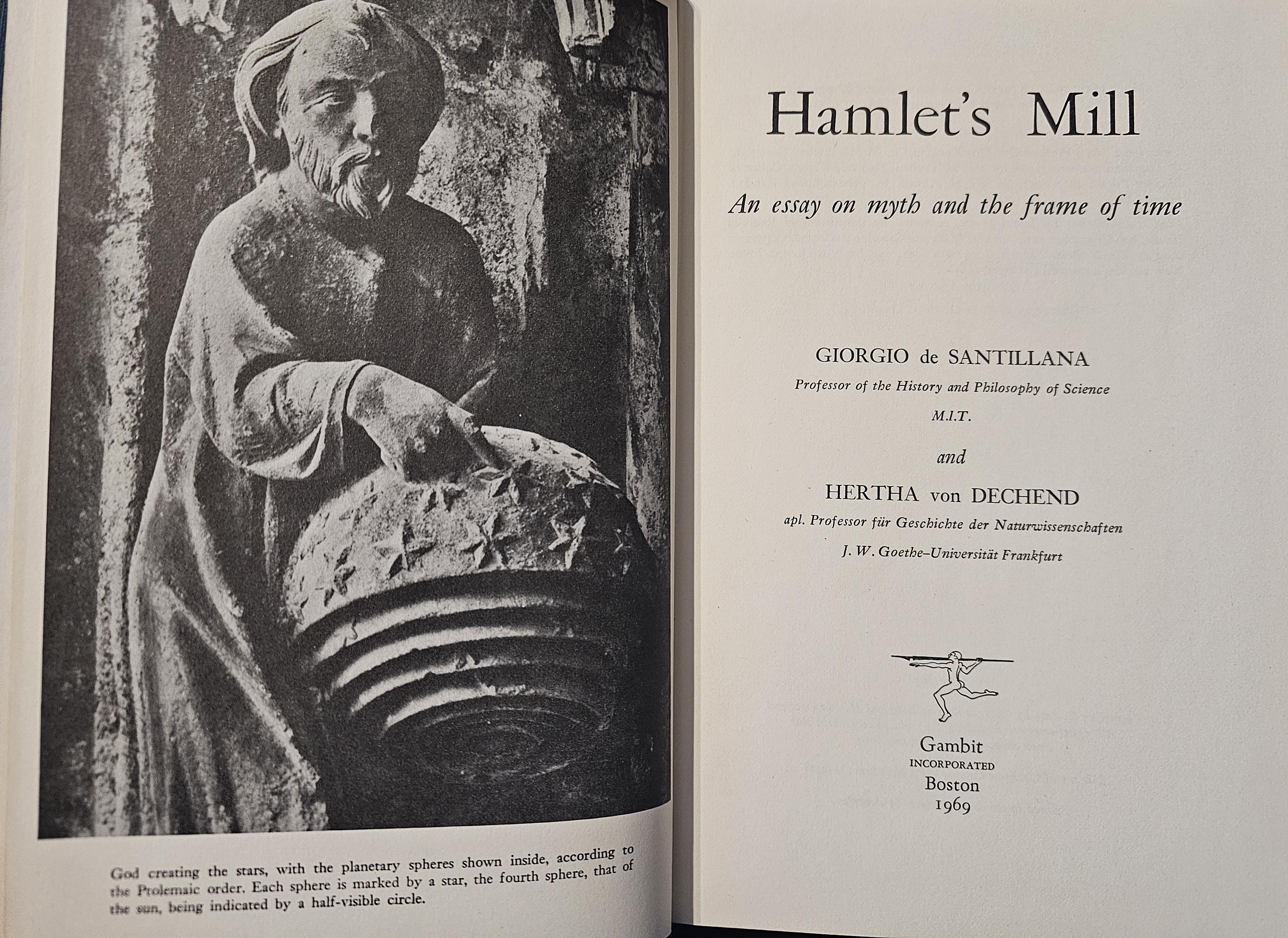Hamlet's Mill by Giorgio De Santillana & Hertha Von Dechend 1969