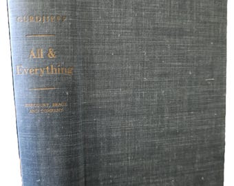 All And Everything first series by G. Gurdjieff stated first edition 1950