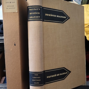 Limited Editions Club Eugenie Grandet by Honore De Balzac signed