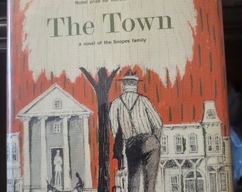 The Town by William Faulkner stated first printing 1957
