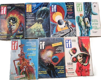 Worlds Of IF Science Fiction magazine 1970  9.99 each - you pick
