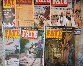 Fate magazines 1955-59  paranormal occult  14.99 each - you pick