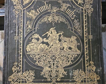 Reineke Fuchs (Reynard Fox) de Goethe primera edición ilustrada (Kaulbach) 1846