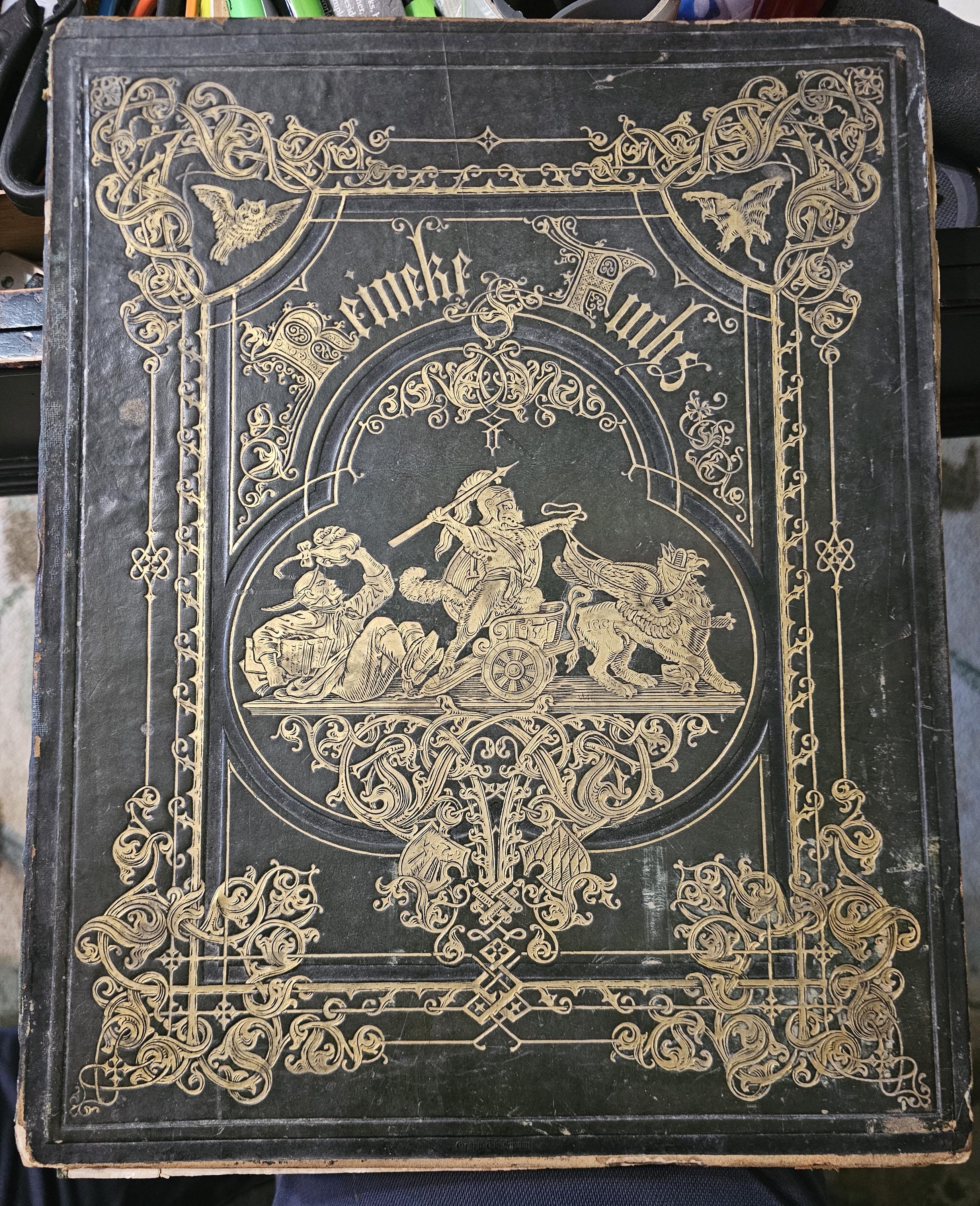 Reineke Fuchs (Reynard Fox) by Goethe first illustrated edition (Kaulbach) 1846