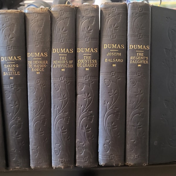 Works Of Alexandre Dumas P.F. Collier & Son circa 1900's  24.99 each you pick