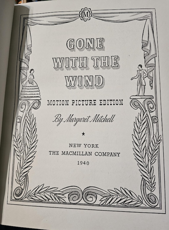 Gone With the Wind by Margaret Mitchell Motion Picture Edition